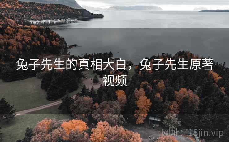 兔子先生的真相大白，兔子先生原著视频